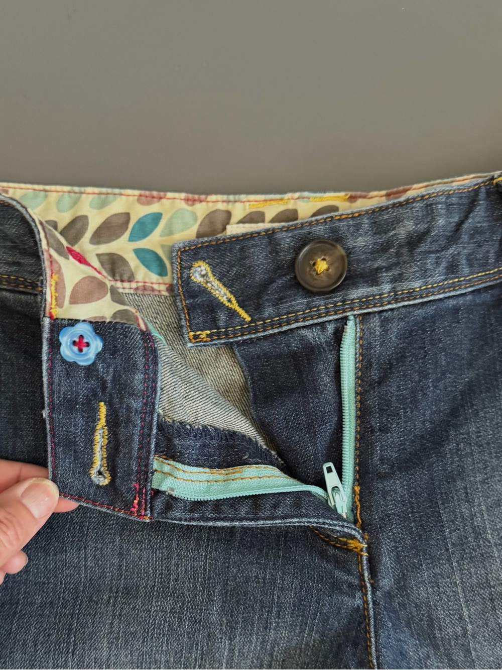 Biden Denim Chino Shorts Size US 6 UK 10 - Picture 7 of 11